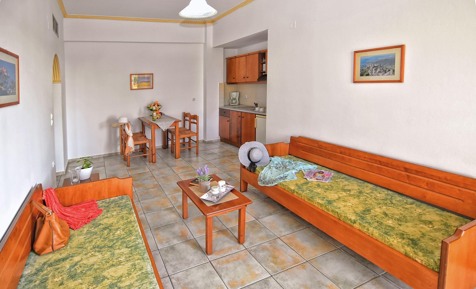 Aspri Petra Apartments Аналипси Экстерьер фото
