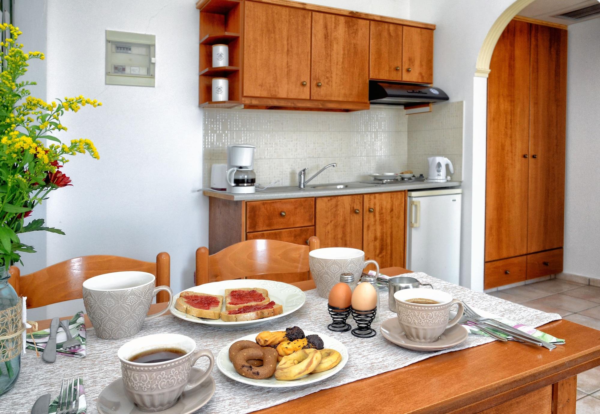 Aspri Petra Apartments Аналипси Экстерьер фото