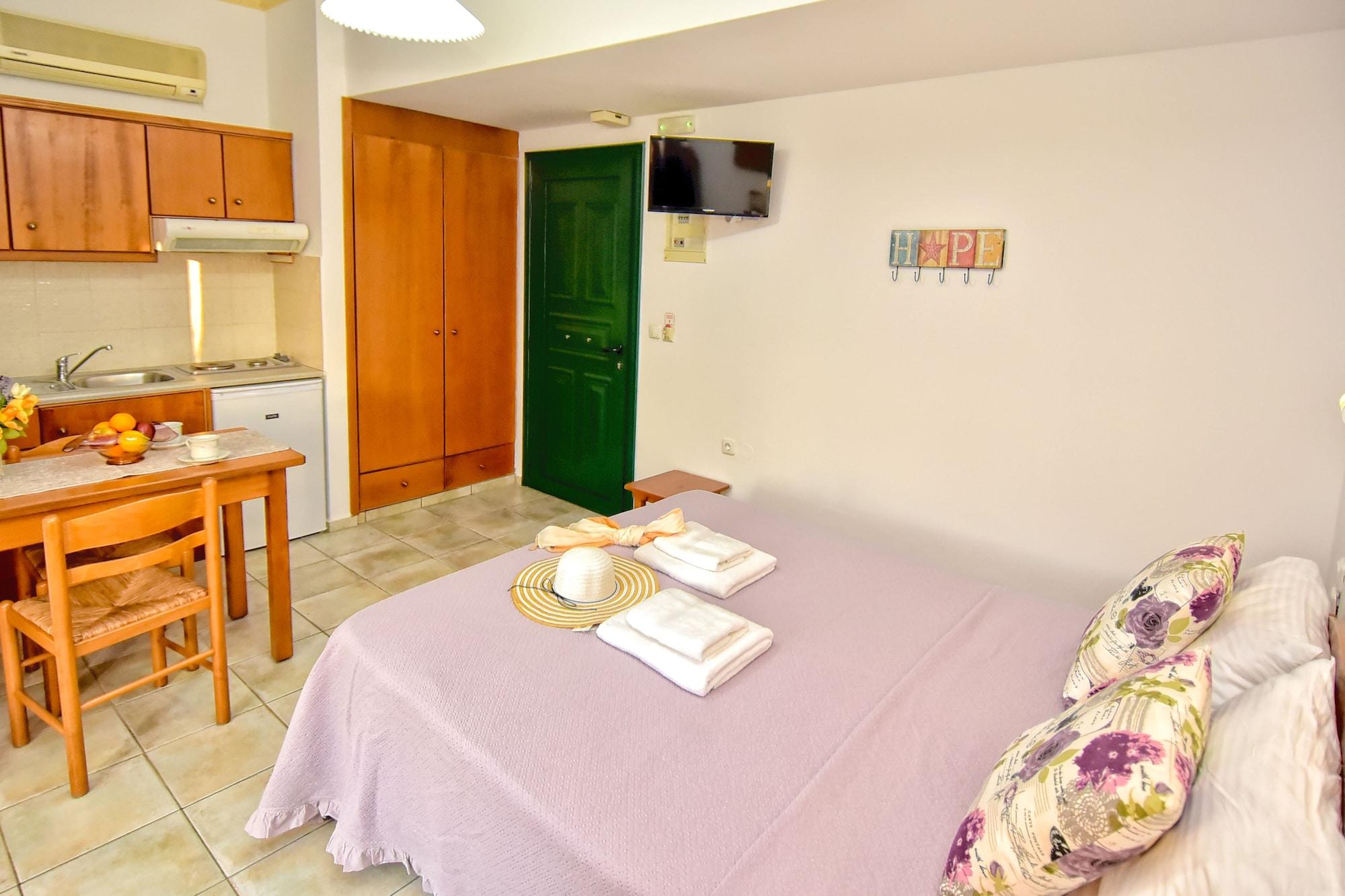 Aspri Petra Apartments Аналипси Экстерьер фото