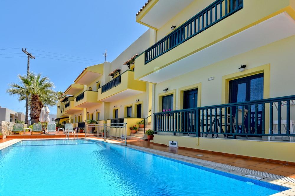 Aspri Petra Apartments Аналипси Экстерьер фото