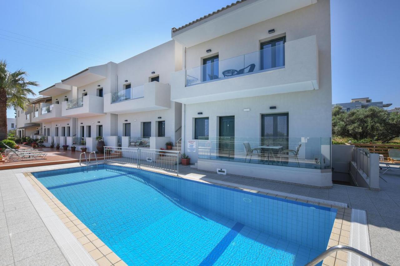 Aspri Petra Apartments Аналипси Экстерьер фото
