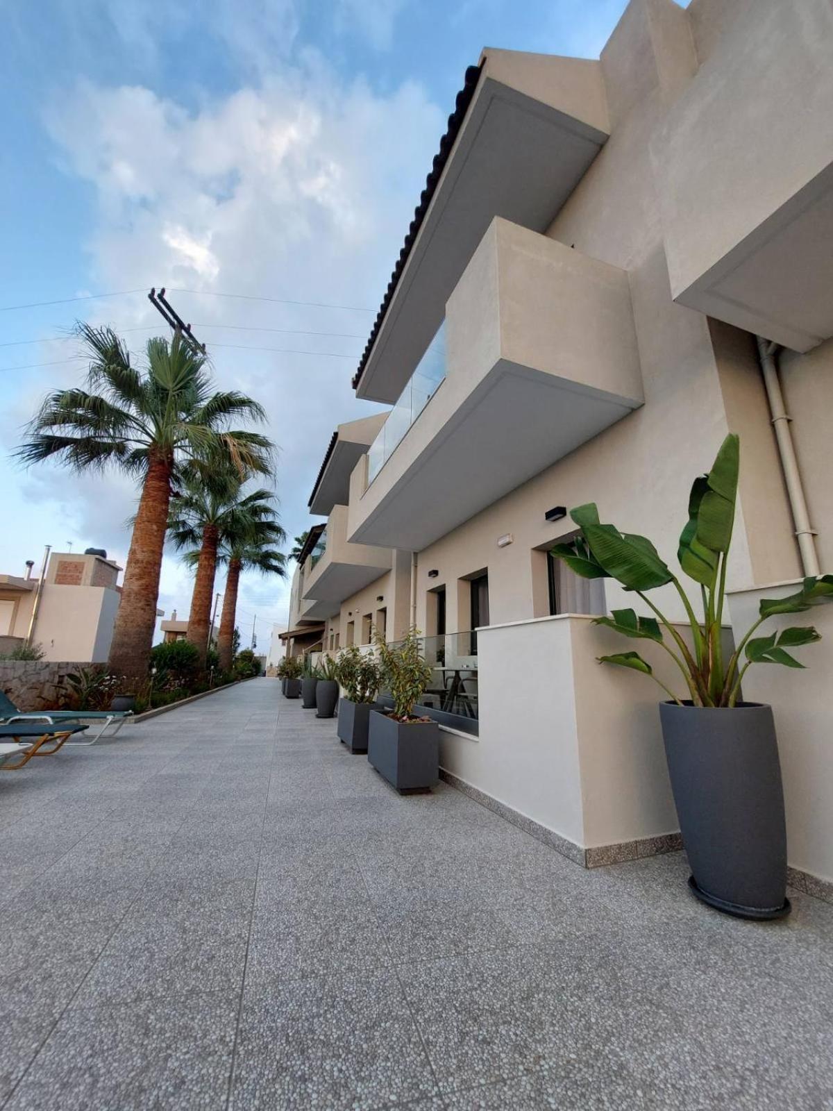 Aspri Petra Apartments Аналипси Экстерьер фото